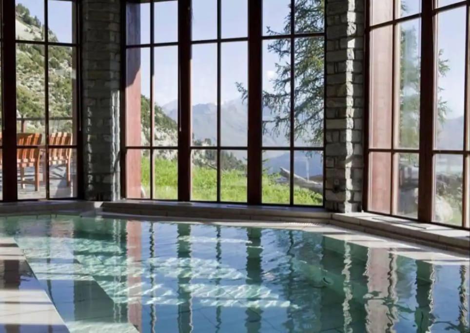 Appartement Style Chalet 5* Vue Mont-Blanc - Arc 1950 Les Arcs  المظهر الخارجي الصورة