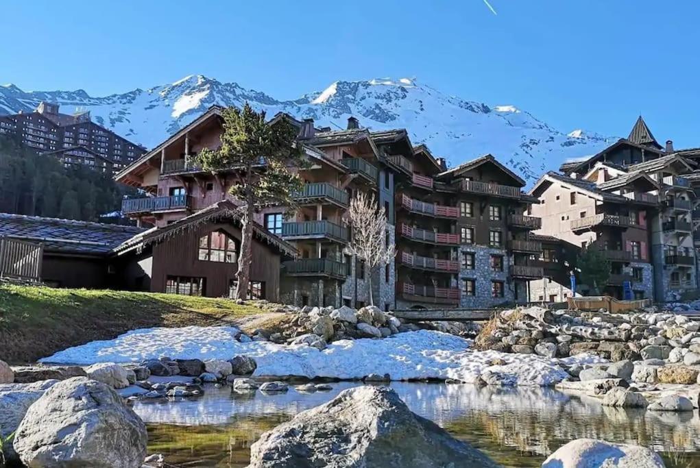 Appartement Style Chalet 5* Vue Mont-Blanc - Arc 1950 Les Arcs  المظهر الخارجي الصورة