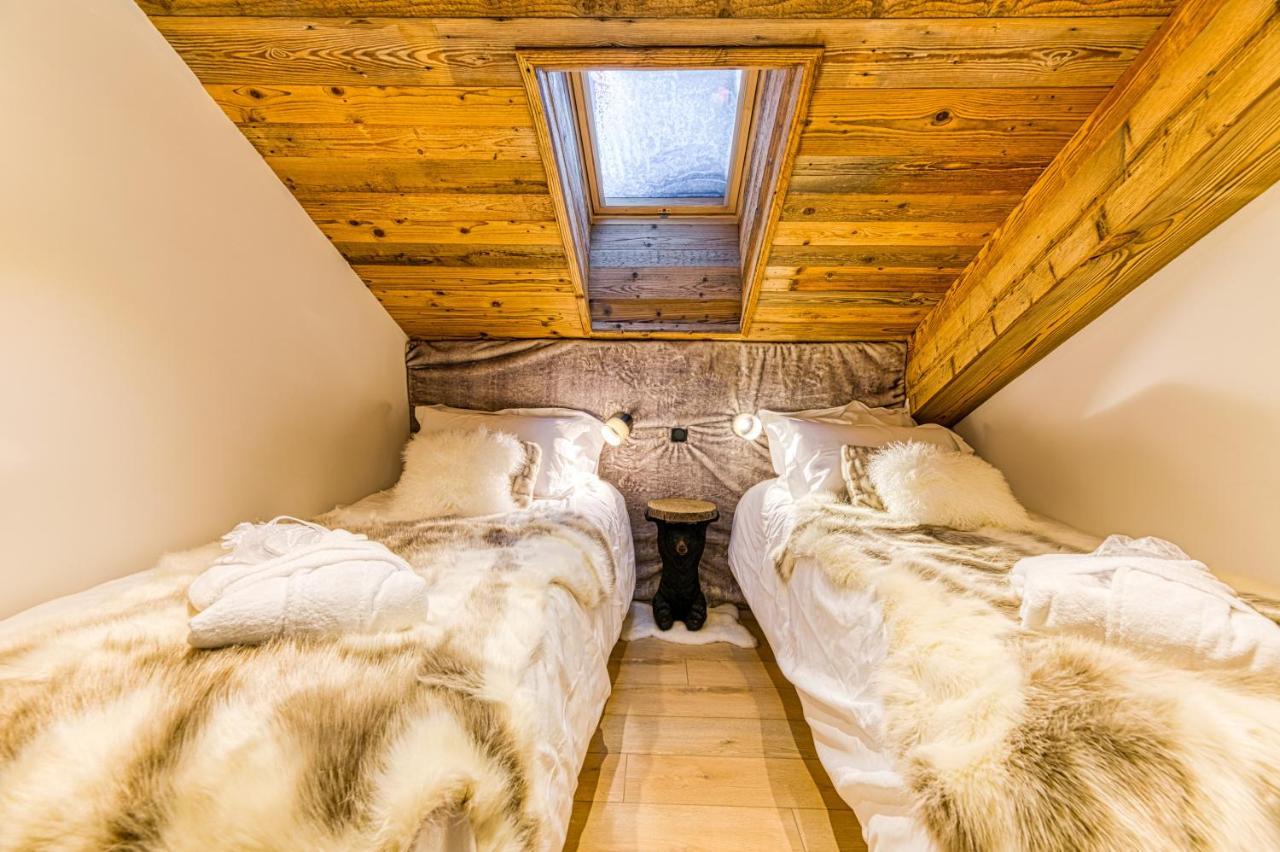 Appartement Style Chalet 5* Vue Mont-Blanc - Arc 1950 Les Arcs  المظهر الخارجي الصورة