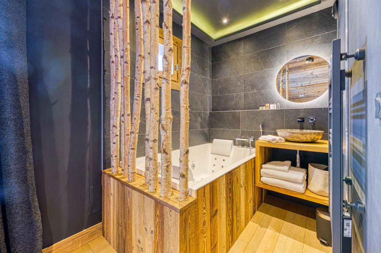 Appartement Style Chalet 5* Vue Mont-Blanc - Arc 1950 Les Arcs  المظهر الخارجي الصورة