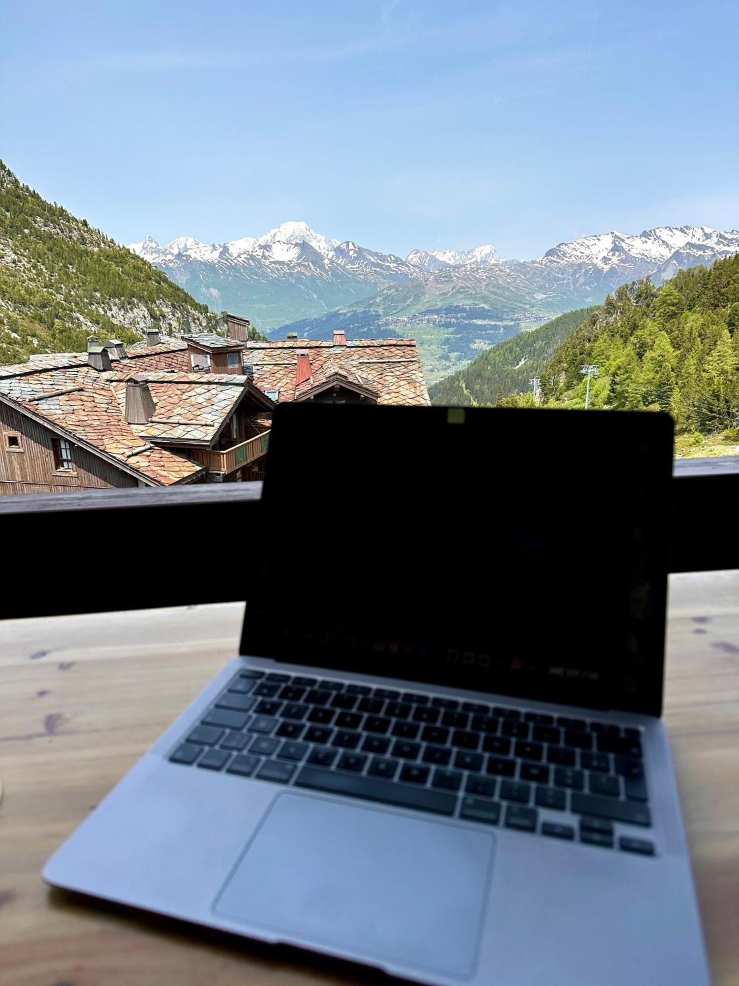 Appartement Style Chalet 5* Vue Mont-Blanc - Arc 1950 Les Arcs  المظهر الخارجي الصورة